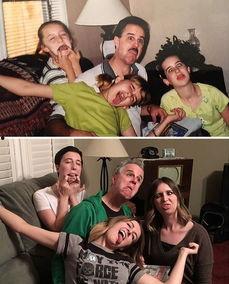 搞笑家庭合影,搞笑合影大集合